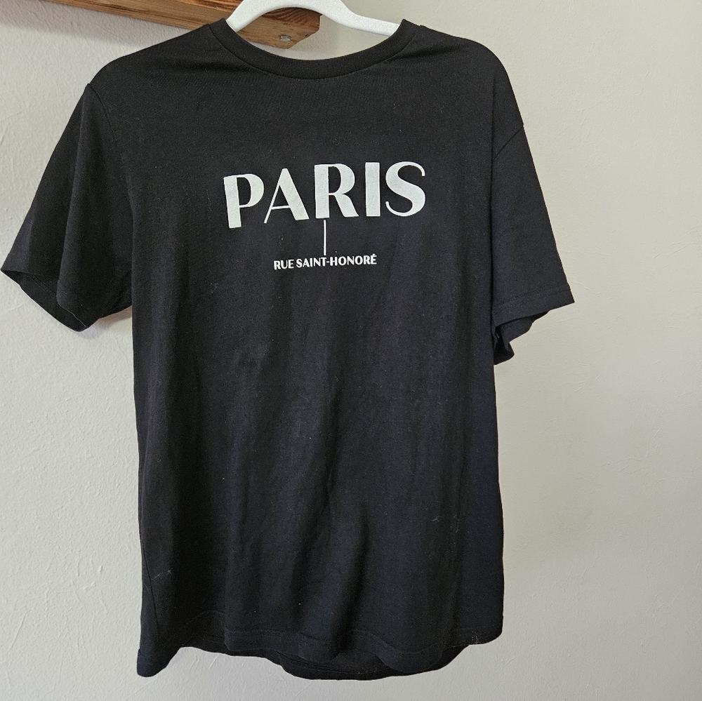 ASOS Topman longline t-shirt with Paris print in black - Picture 3 of 4